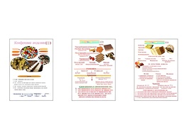 Плакаты ПРОФТЕХ "Конфетные изделия" (3 пл, винил, 70х100) - fgospostavki.ru - Казань