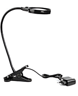 Лупа настольная на прищепке с подсветкой (5х) - fgospostavki.ru - Казань