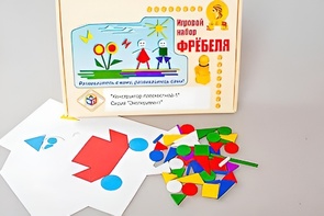Игровой набор Фребеля "Конструктор плоскостной-1" (Серия "Эксперимент") - fgospostavki.ru - Казань