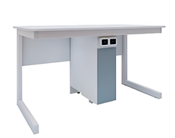 Стол ученический для кабинета физики/биологии двухместный - fgospostavki.ru - Казань