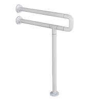 Поручень напольно-настенный с антибактериальным покрытием (белый) - fgospostavki.ru - Казань