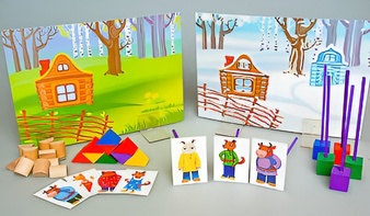 Игровой набор Фребеля "Заюшкина избушка" (серия "Сказочный мир". Выпуск 1) - fgospostavki.ru - Казань