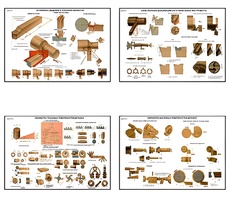 Плакаты ПРОФТЕХ "Основы токарной обработки металла" (20 пл, винил, 70х100) - fgospostavki.ru - Казань