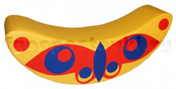 Мягкий модуль "Качалка-бабочка" (100х25х40 сантиметров) - fgospostavki.ru - Казань