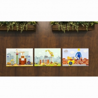 Комплект настенных панелей «Стройка» - fgospostavki.ru - Казань