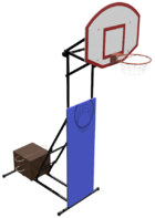 Стойка стритбольная-минибаскетбольная складная, переносная (регулируемая высота от 2,75 метров до 3,05 метра) - fgospostavki.ru - Казань