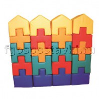 Мягкий модуль-конструктор "Строитель" (20 элементов) - fgospostavki.ru - Казань