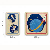 Набор стеновых панелей «Мы в Космосе - Первый полёт» - fgospostavki.ru - Казань