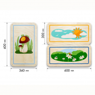 Набор стеновых панелей «Природа нашего края - Прогулка» - fgospostavki.ru - Казань