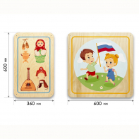 Набор стеновых панелей «Символы России - Культура» - fgospostavki.ru - Казань