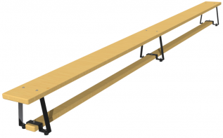 Скамейка гимнастическая (металлические ножки) (4 м)  - fgospostavki.ru - Казань