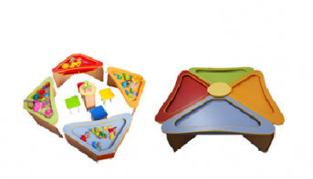 Детский тактильный песочный комплекс "Ромашка" - fgospostavki.ru - Казань