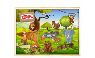 Интерактивная светозвуковая панель «Зверинец» - fgospostavki.ru - Казань