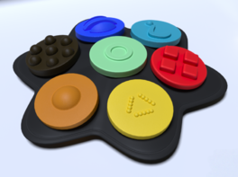 Полностью тактильный коммуникатор 7-кнопочный многоуровневый - fgospostavki.ru - Казань