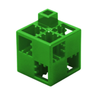 Кубик-основание зеленый 20х20 Artec - fgospostavki.ru - Казань