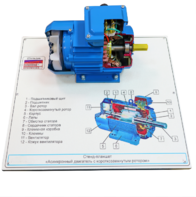 Стенд-планшет «Асинхронный двигатель с короткозамкнутым ротором» - fgospostavki.ru - Казань