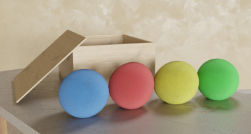 Набор кинезиологических мячей в коробке - fgospostavki.ru - Казань