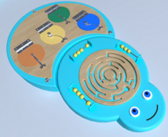 Настенный игровой элемент «Гусеница» - fgospostavki.ru - Казань