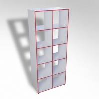 Шкаф открытый многосекционный ТР10 ЛДСП  - fgospostavki.ru - Казань