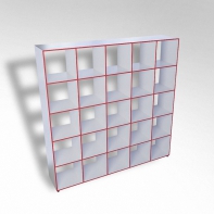 Шкаф открытый многосекционный ТР25 ЛДСП - fgospostavki.ru - Казань