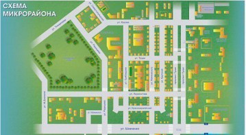 Магнитно-маркерная доска "Схема микрорайона" - fgospostavki.ru - Казань