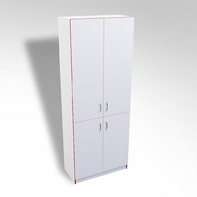 Стеллаж закрытый А-310 ТР ЛДСП  - fgospostavki.ru - Казань