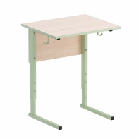 Стол ученический регулируемый (одноместный) на прямоугольной трубе - fgospostavki.ru - Казань