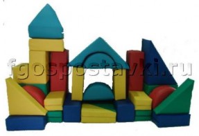 Мягкий модуль-конструктор "Стройка" (26 элементов) - fgospostavki.ru - Казань