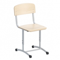 Стул ученический регулируемый на плоскоовальной трубе - fgospostavki.ru - Казань