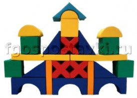 Мягкий модуль-конструктор "Терем" (23 элемента) - fgospostavki.ru - Казань