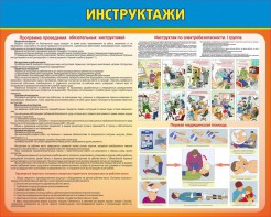 Стенд "Инструктажи" - fgospostavki.ru - Казань