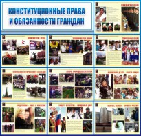 Стенд "Конституционные права и обязанности граждан" - fgospostavki.ru - Казань