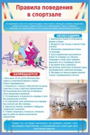 Стенд "Правила поведения в спортзале №1" - fgospostavki.ru - Казань
