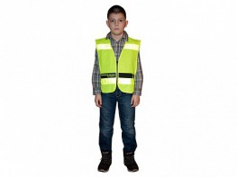 Световозвращающий жилет на молнии для пешеходов - fgospostavki.ru - Казань