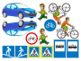Магнитно-маркерная доска "Дорожные правила пешехода" с комплектом тематических магнитов - fgospostavki.ru - Казань